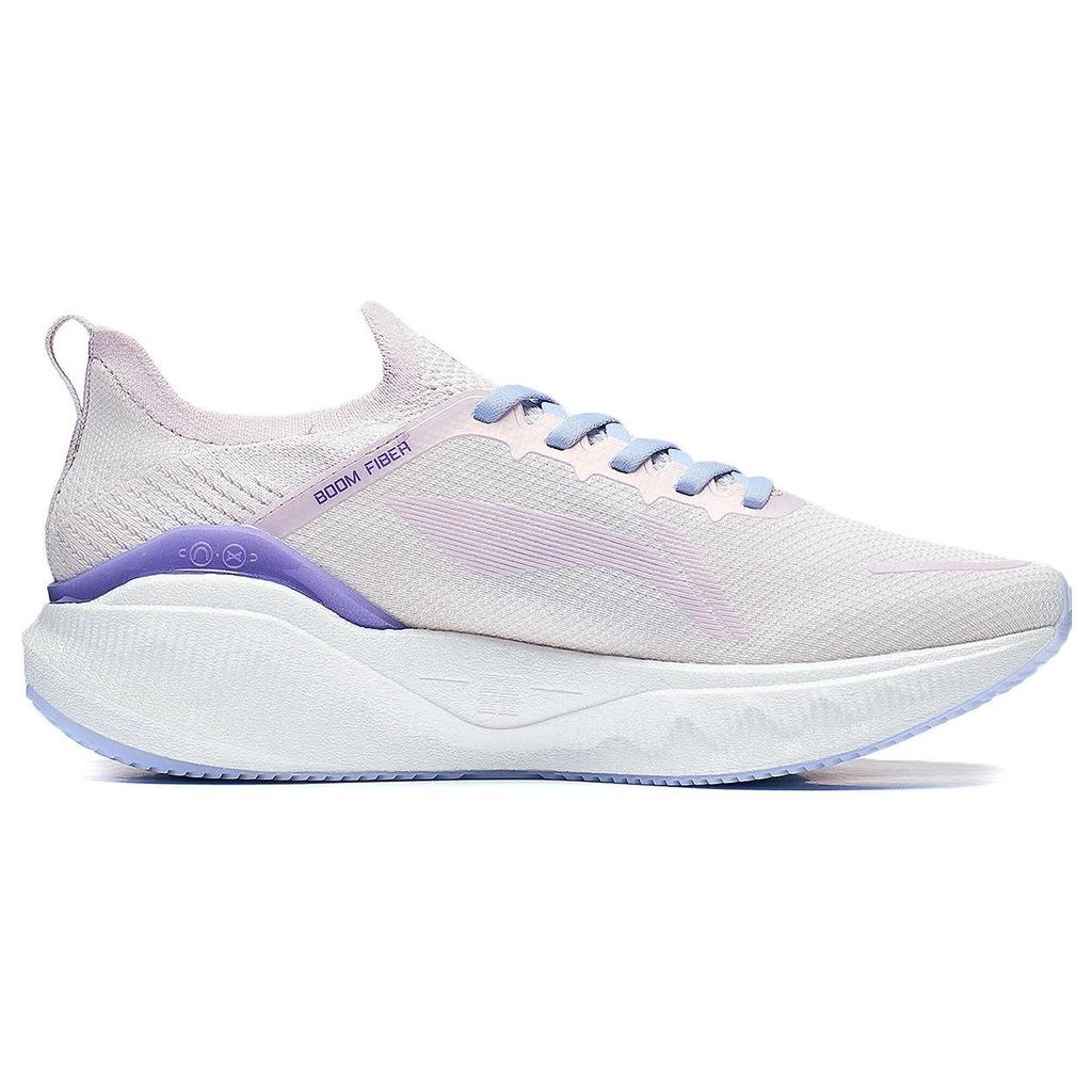 Li Ning Yue Ying 3.0 Pro Comfortable Versatile Shock Absorbing Durable Low Top Running Shoes Women sneaker Purple ARHT018-10