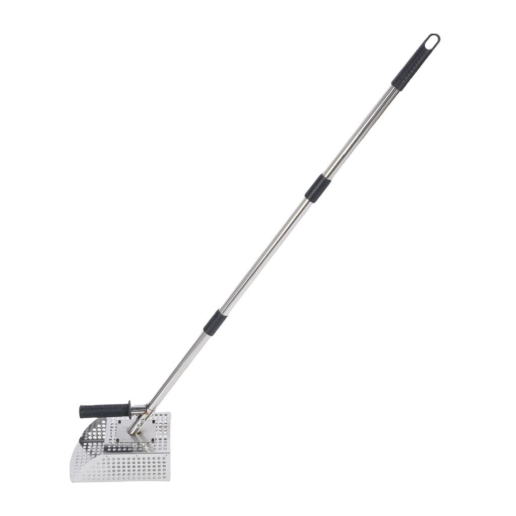 Sand Scoop 2 In 1 Design Long Detachable Non Slip Rubber Handle Stainless Steel Sand Sifter Shovel