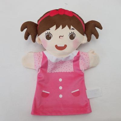 Family Hand Puppet Cute Grandparents Parents Son Daughter Cartoon Doll Plush Gloves Parent-child Interaction Toy Imaginative Pretend Play Storytelling