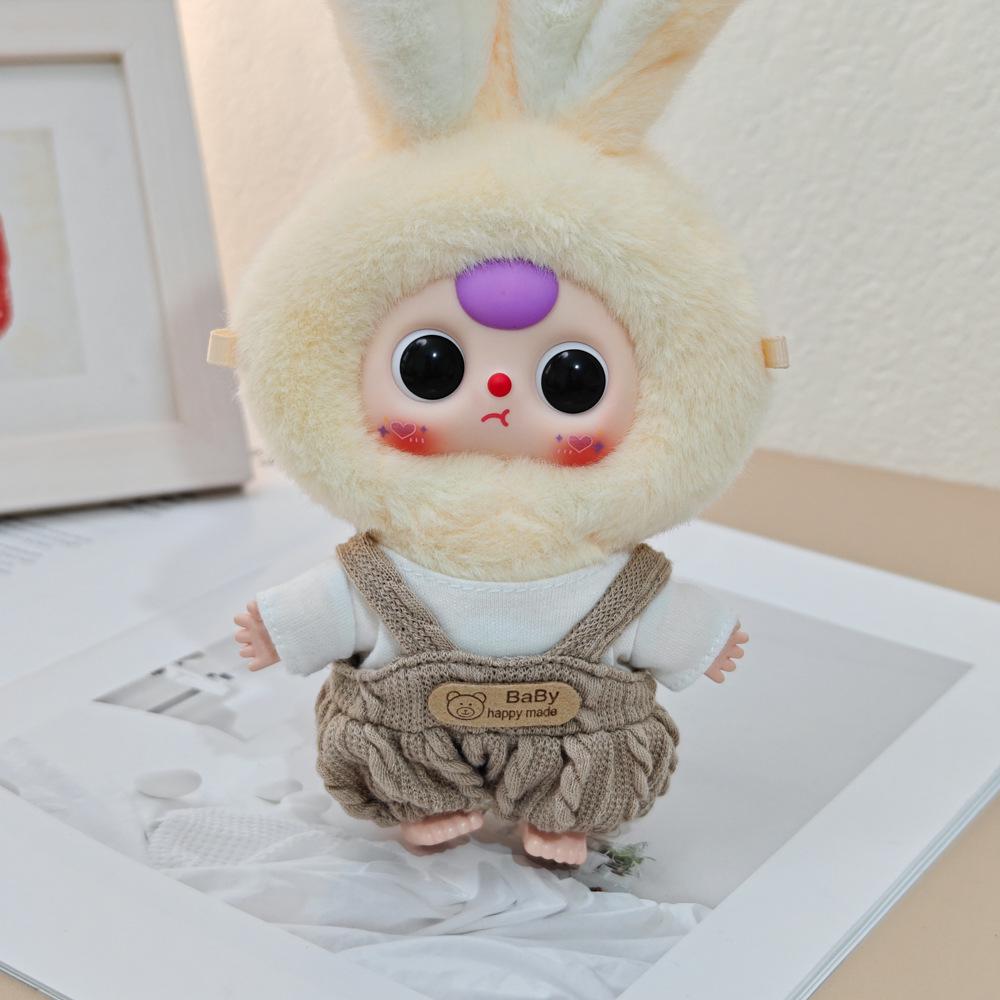 Macaron Little Rabbit Doll Clothes: Cute Pendant, Outfit for 3-Year-Old, Blind Box Edition