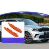 Car Front Bumper Trim Side Reflector Reflective Strips Replaces Part Number 68476819AA 68476818AA