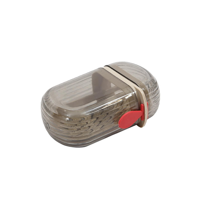 Leakproof Travel Soap Container Drainage Case with Lid Portable Bar Soap Holder for Bathroom Vacation