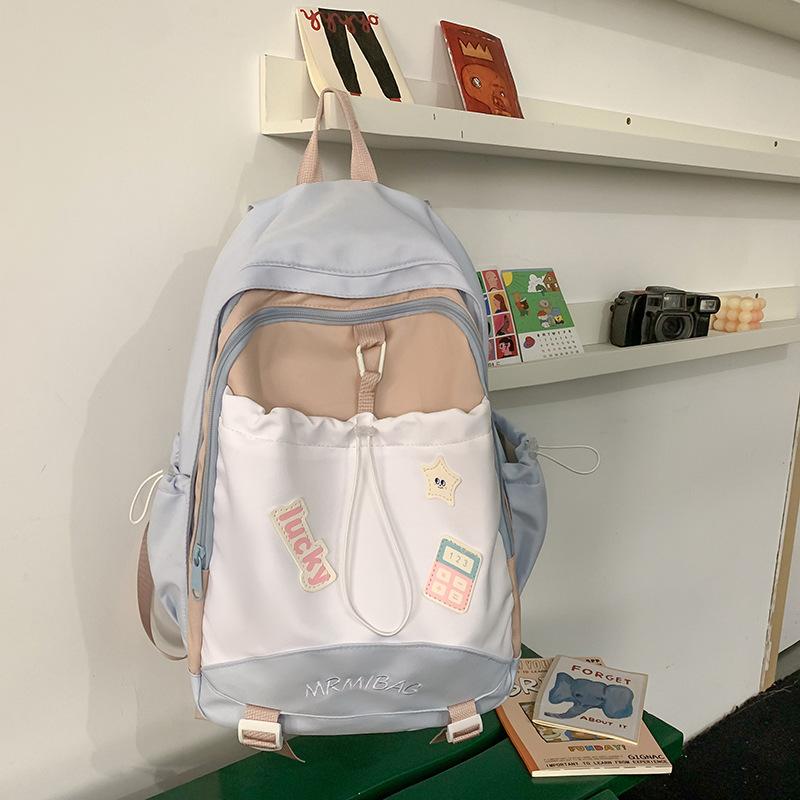 Casual backpack cute new female niche design ins style campus small fresh backpack large capacity schoolbag