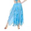 Bauchtanzkostüm für Damen Bauchtanzrock Chiffon Rüschen Maxirock Bauchtänzerin Outfit Halloween Kostüme