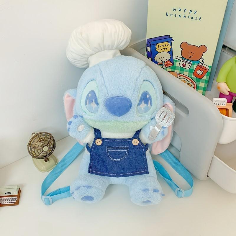 Stitch Plüschtier Tasche mit Canvas Innentasche für den täglichen Freizeitgebrauch