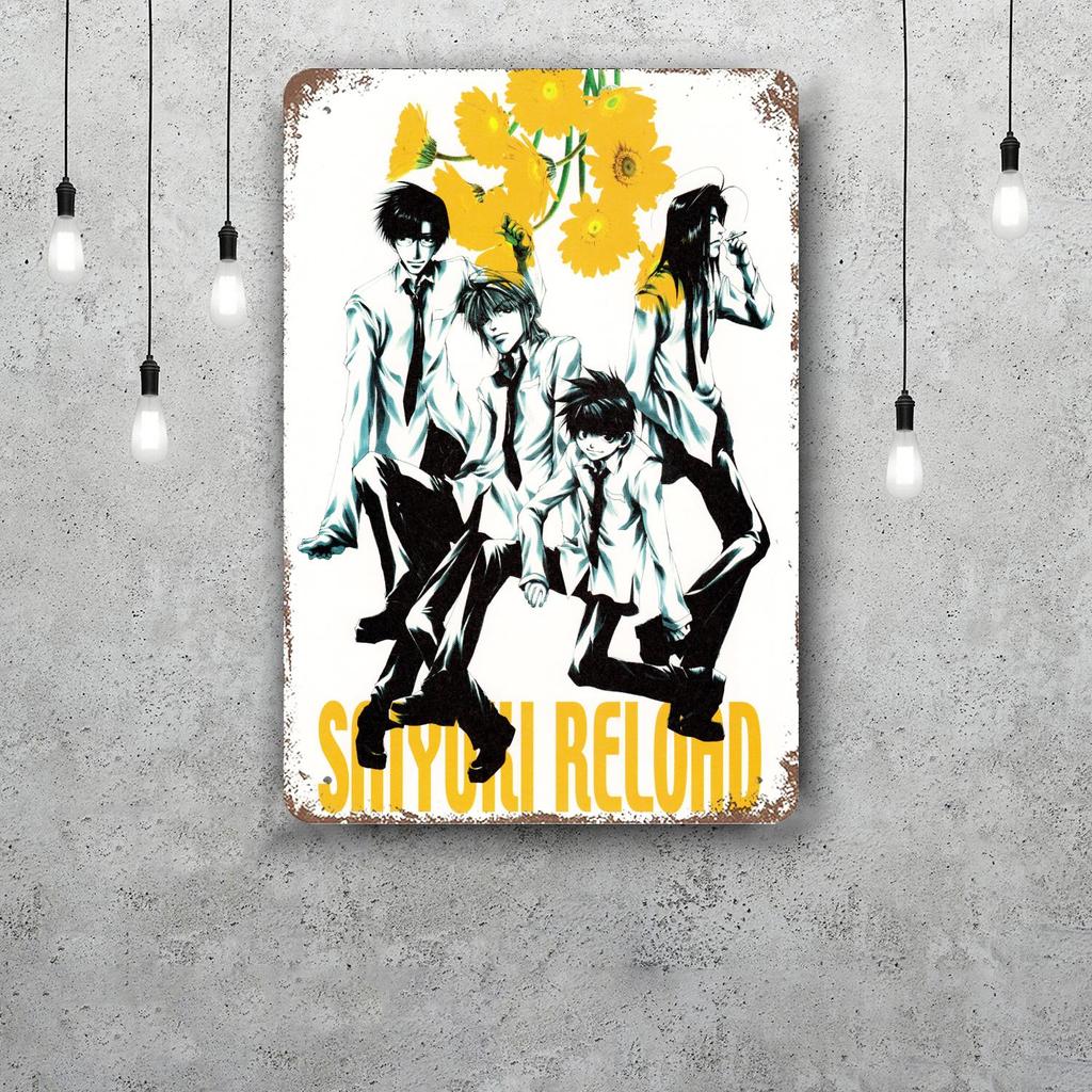 saiyuki Decor Vintage Metal Signs Tin Signs Captain Poster Decor for Bar Pub Club Man Cave Wall Decoration