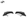 Tesla Model 3 (2017-2020) Horn and Rearview Mirror Cover In Glossy Black.
