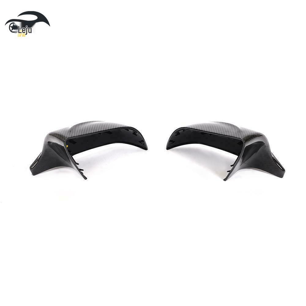 Tesla Model 3 (2017-2020) Horn and Rearview Mirror Cover In Glossy Black.