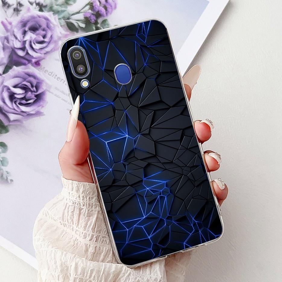 For Samsung Galaxy M10 M20 M30 Case New Fashion Painted Cover Clear Silicone Soft Slim Phone Case For Samsung M10 M20 M30 Fundas