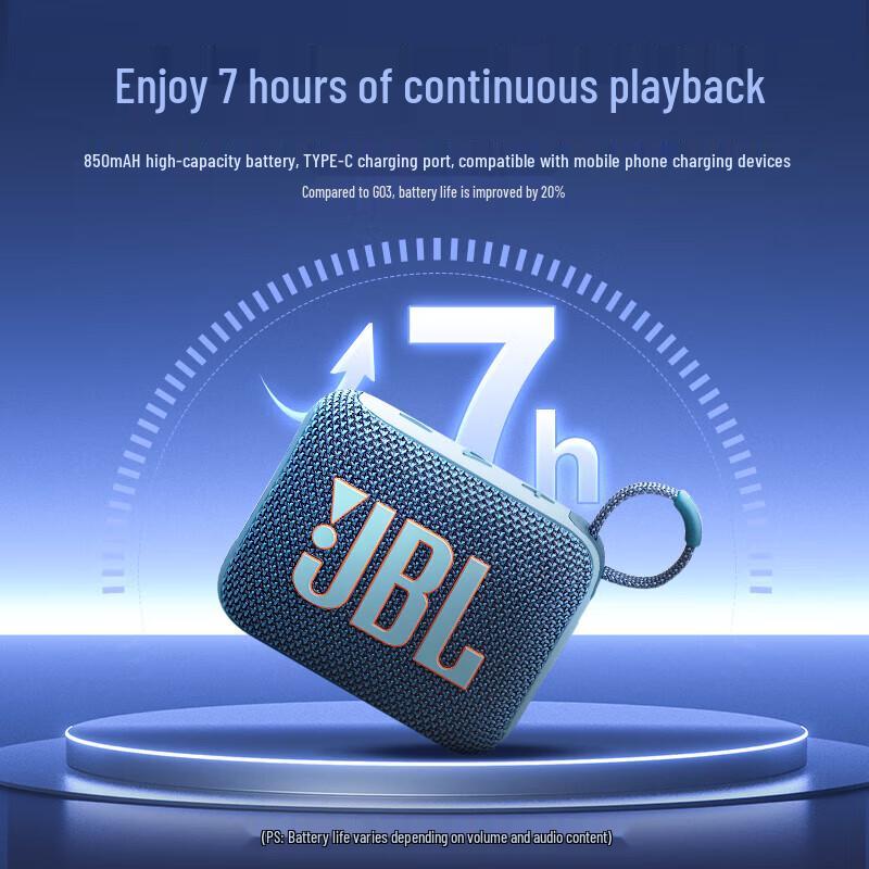 JBL GO4 Portable Bluetooth Speaker
