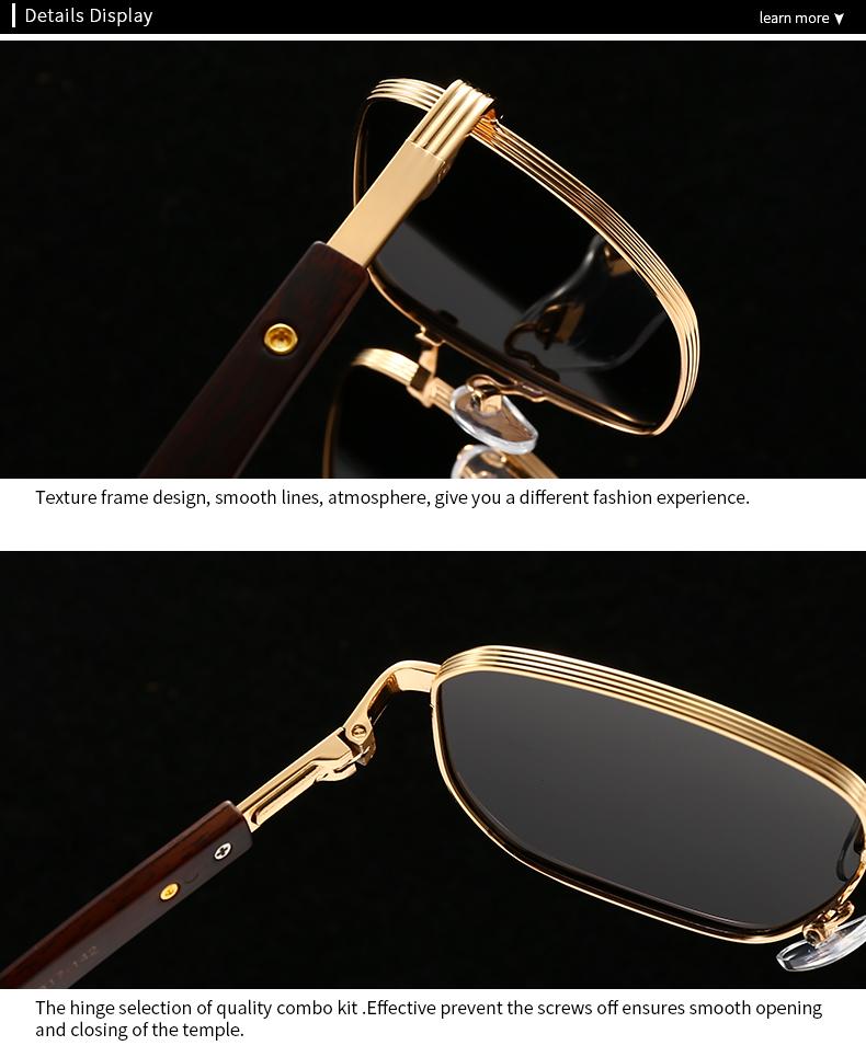 Popular  Sunglasses For Men European And American Street Style Instagram Influencer Model Square Sunglasses 140105