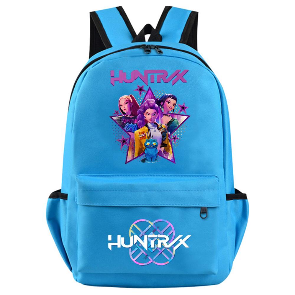 Anime K-Pop Demon Hunters Printed Backpack for Teenager Student Girl Boy Bookbag Schoolbag Women Large Capacity Waterproof Travel Bag Kid Gift