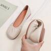 Genuine Leather Woman Casual Flats Female Retro Shoes Low Heeled Soft Soled Flat Shoes Casual Versatile Loafers Women