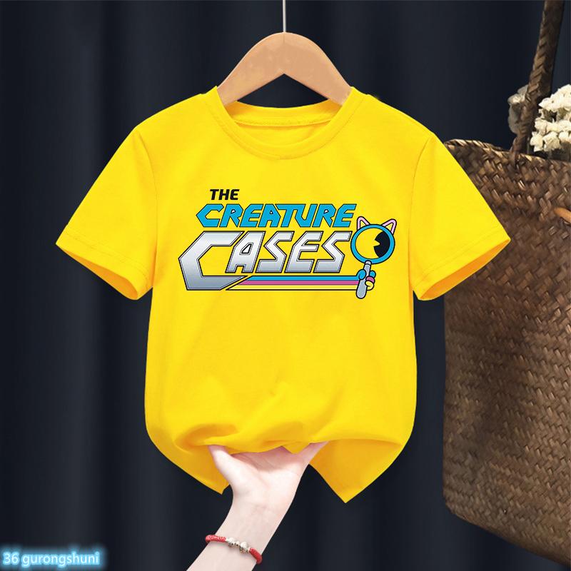 T-Shirt For Boys/Girls Funny Animethe Creature Cases Cartoon Print Tshirt Kids Summer Fashion Boys Clothes Short Sleeve Tops