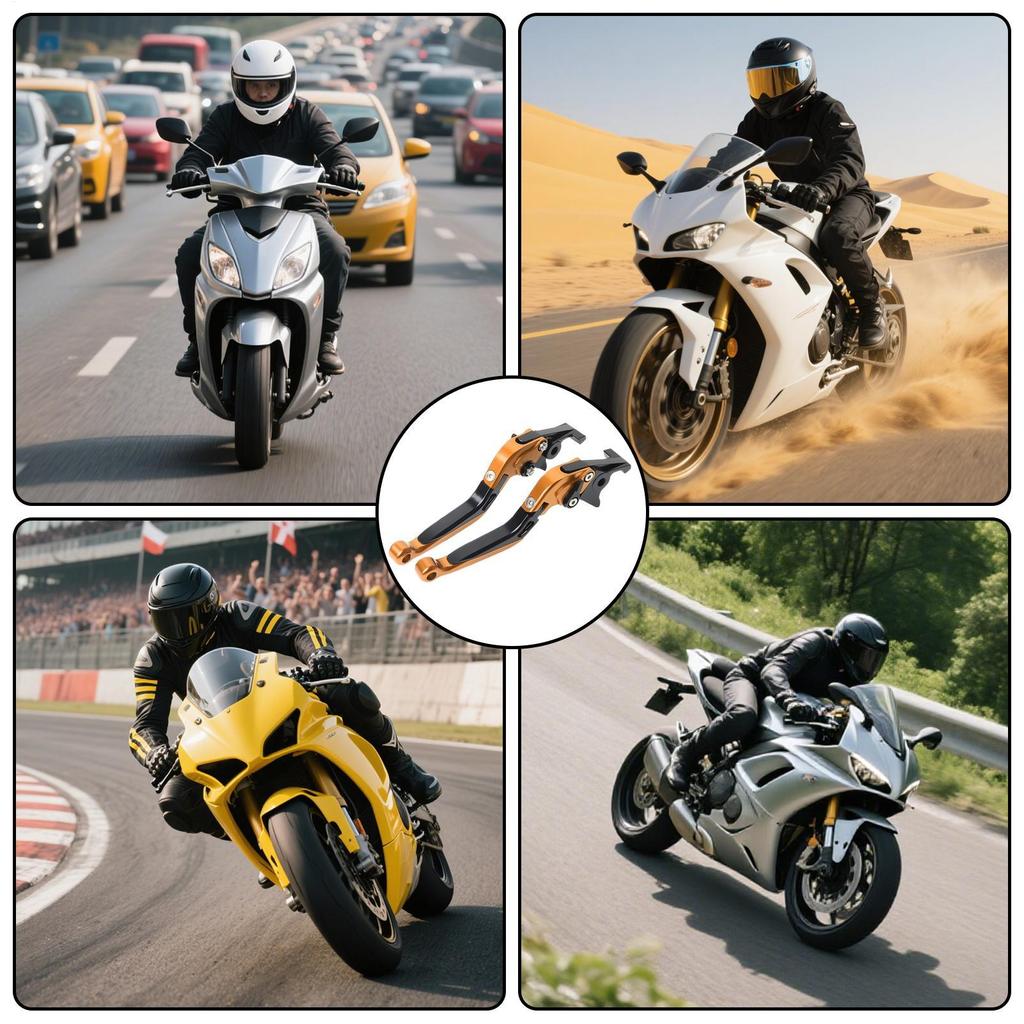 Motorcycle Levers Lightweight Folding Handlebar Brake Folding Joint Handle Precise Control For Powersports Motorbikes Enthusiast