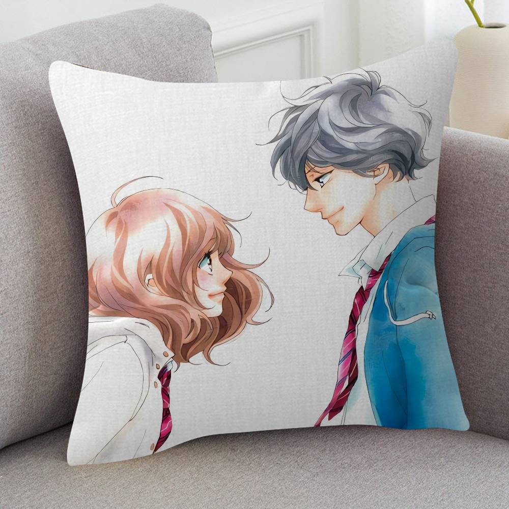Anime Ao Haru Ride Game For Cartoon Print Peripheral Pillow Case Cushion Cover Home Decor Birthday Gift Pillowcover