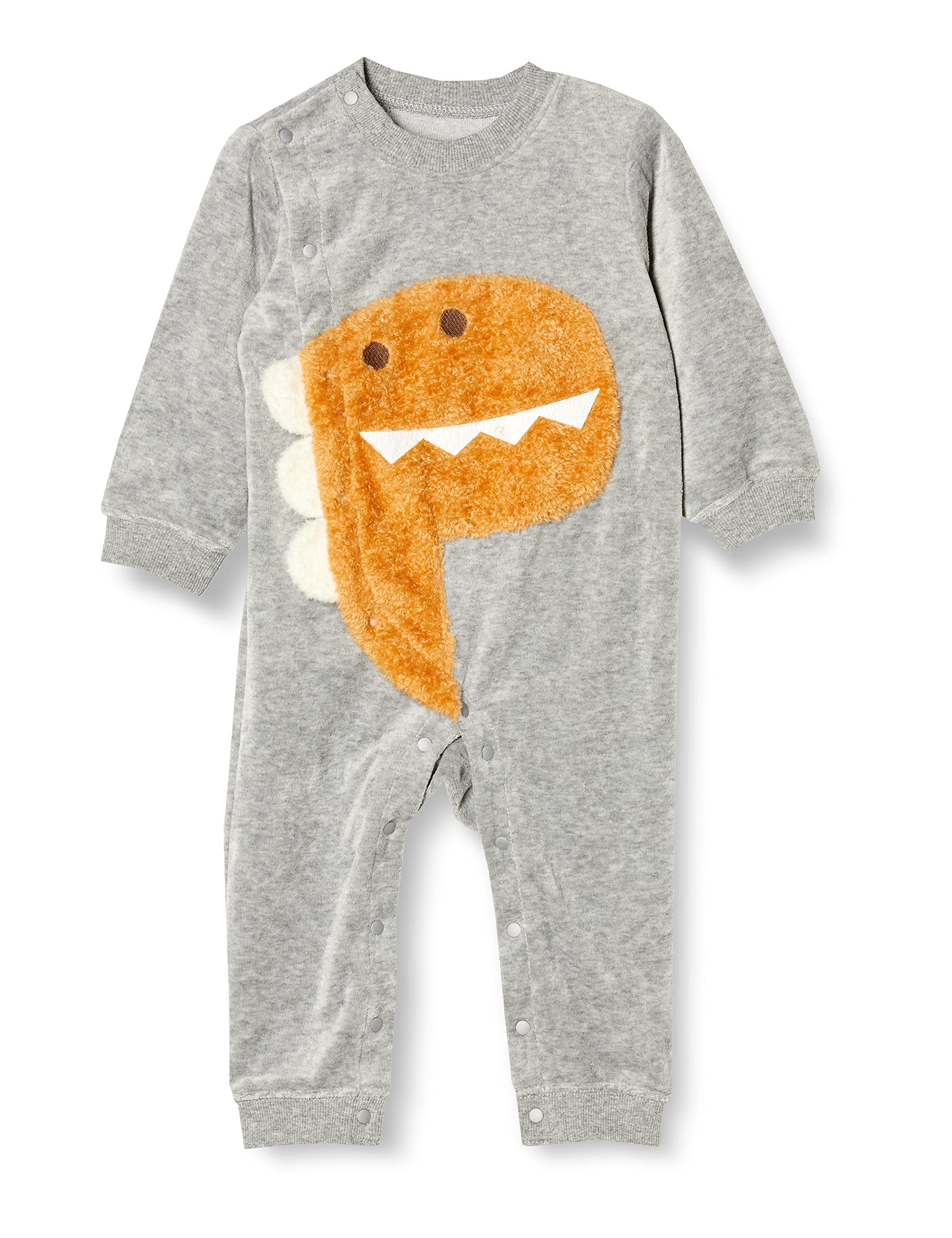 

Velvet kimono wool size 80 [Kids Zoo] romper, baby, gray, серый