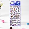 1 Sheet Girl Cute Aesthetic Decals 3D Relief Stickers Diy Scrapbooking Creative Candy Drop Diary Stationery Sticker Decoration