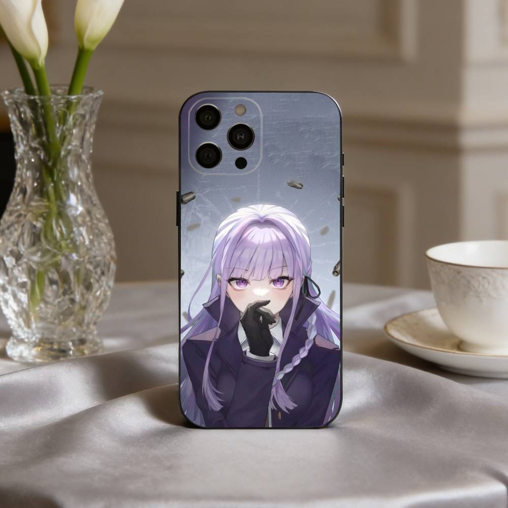 

K-Кёко K-Киригири Данганронпа Милый Чехол Для Телефона Для iPhone 17pro, 16,15,14,13,12,11 X XR Plus,Другие Мягкий Черный Чехол iPhone13PROMAX