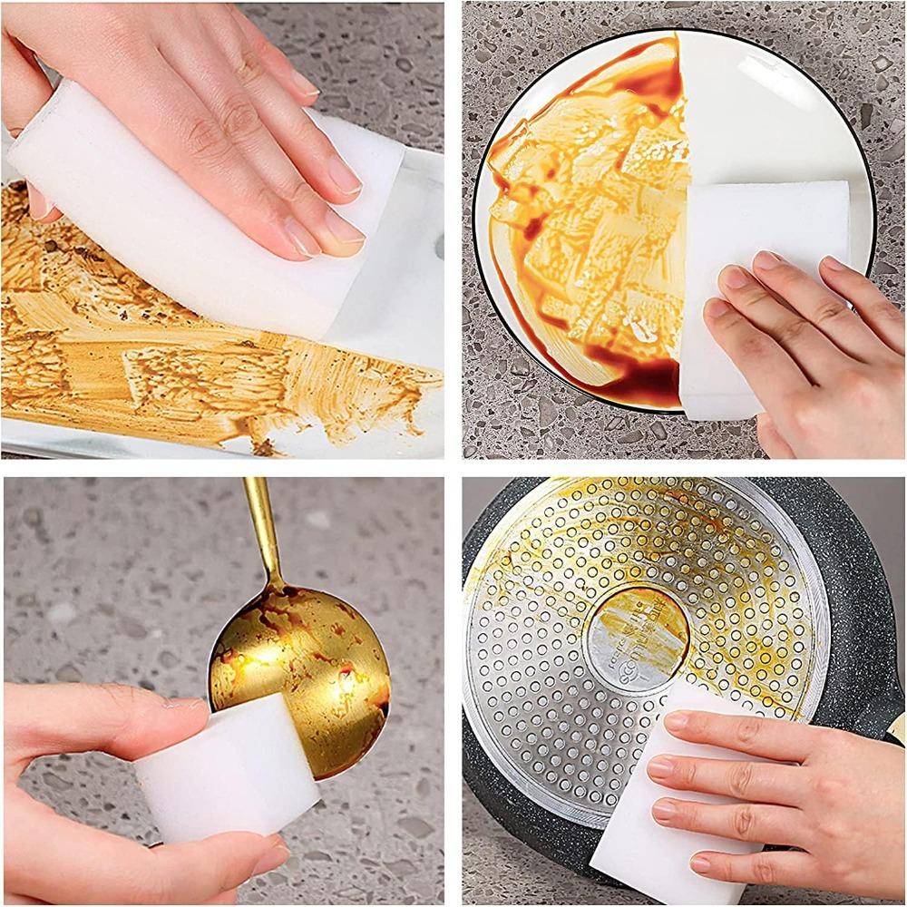 10Pcs Double Compressed Magic Sponge Eraser Multi-Function Cleaning Tools  Bathroom Office