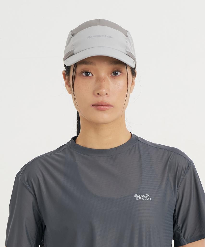 Goyoweeo [Synectics Friction] Air Grid Running Cap (Concrete Gray)