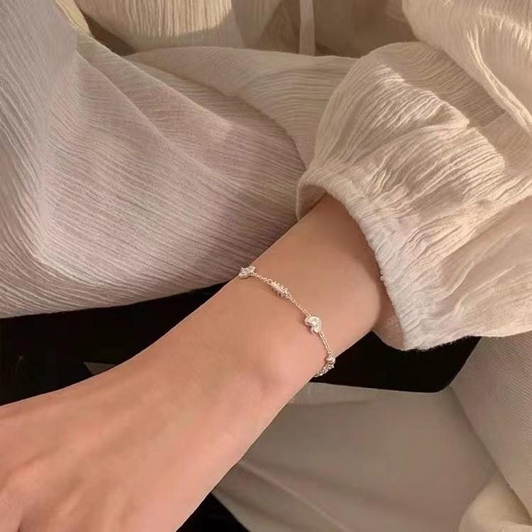 Sweet Donut Bracelet For Women Alloy Unique Design Fresh 2024 Summer