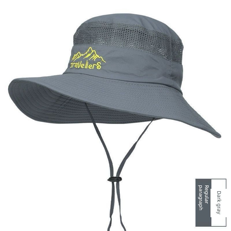 

Западная джинсовая альпийская кепка шляпа-ведро для альпинизма пустынная шляпа от солнца мужская и женская уличная шляпа от солнца с большими полями 10cm non-folding large brim-Gray