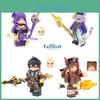 Original Genshin Impact Figure Moc Building Blocks Toy For Kids