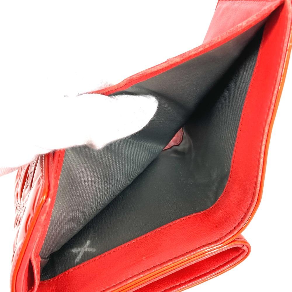 CHANEL NO5 logo ribbon icon Wallet Compact Wallet Trifold wallet Patent Leather
