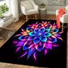 1pc Fantasy Flowers Design Area Rug - Soft, Anti-Slip, and Durable Gaming Room Decor for Bedroom
