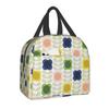 Orla Kiely Multi Stem Thermal Insulated Lunch Bag Scandinavian Flower Portable Lunch Tote for Outdoor Picnic Storage Food Box