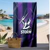 Melbourne Storm Print Strandtuch Weich Tragbar Schnell?Trockenes Handtuch für Pool Sommerurlaub Outdoor Sport