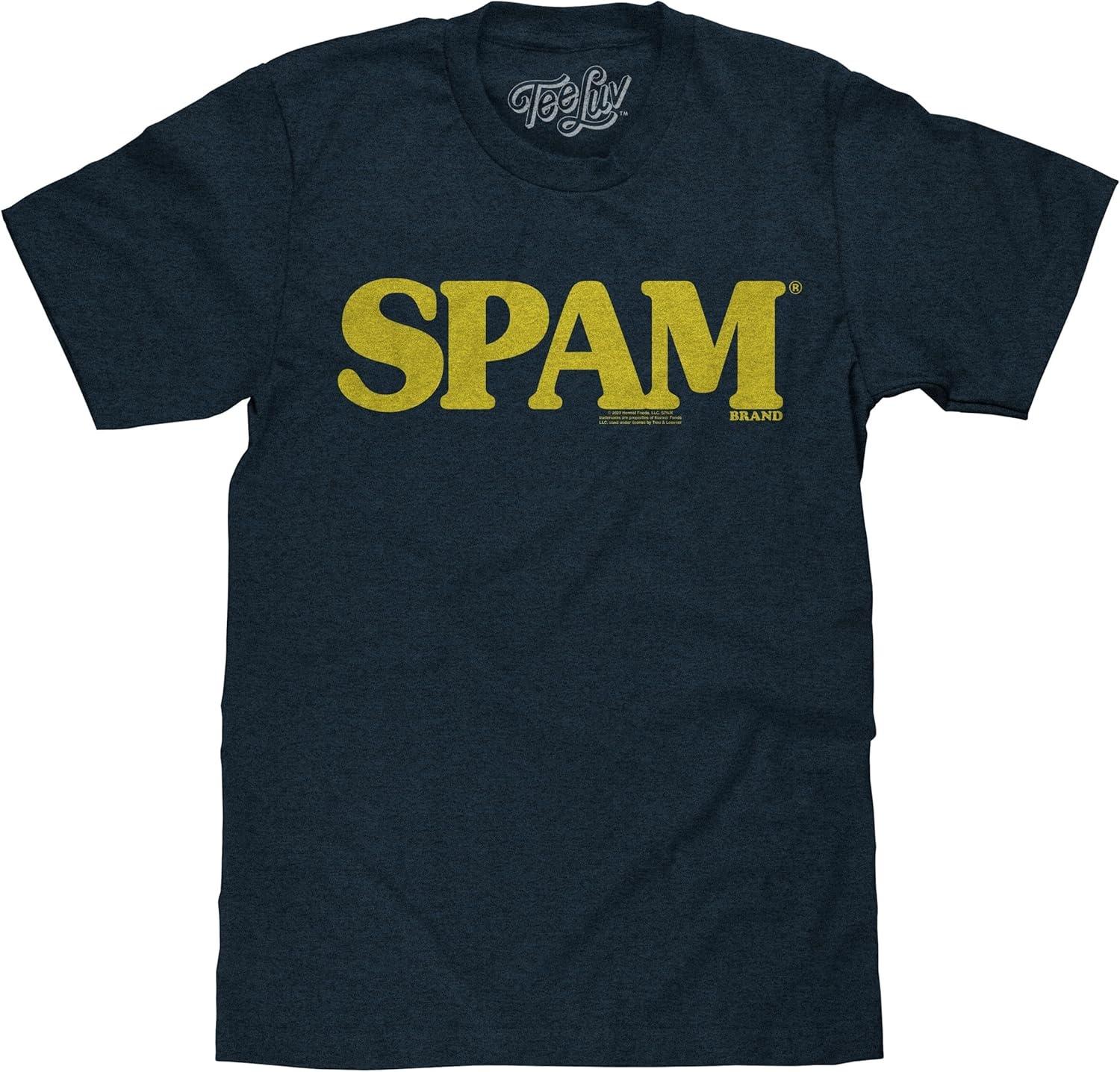 

Мужская ретро-футболка SPAM от Tee Luv S чёрный