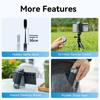 Versatile Smartphone Selfie Grip Phone Camera Grip Built in Extendable Selfie Stick with Detachable Remote Shutter Cold