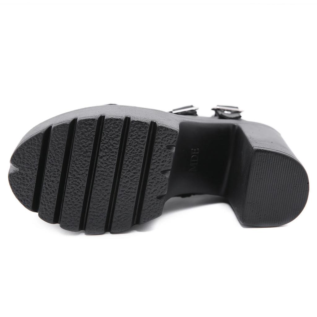 Γόβες 13 εκ. Φθινόπωρο Και Χειμώνας 2024 Μεγάλο Νέο Παχύσολο Παπούτσια Γυναικεία Χοντρά Ψηλά Τακούνια Μποτάκια Lhx