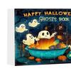 Yousheng Halloween Advent Calendar for Girls 24 Days Countdown Calendar with 24 Pcs Ghost Reading Book Earrings for Halloween Party Supplies
