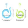 200pc Random Colorful Plastic Opening Mark Circles, DIY Weaving & Knitting Marking Counter Tools, Crochet Counting Buckle Marker