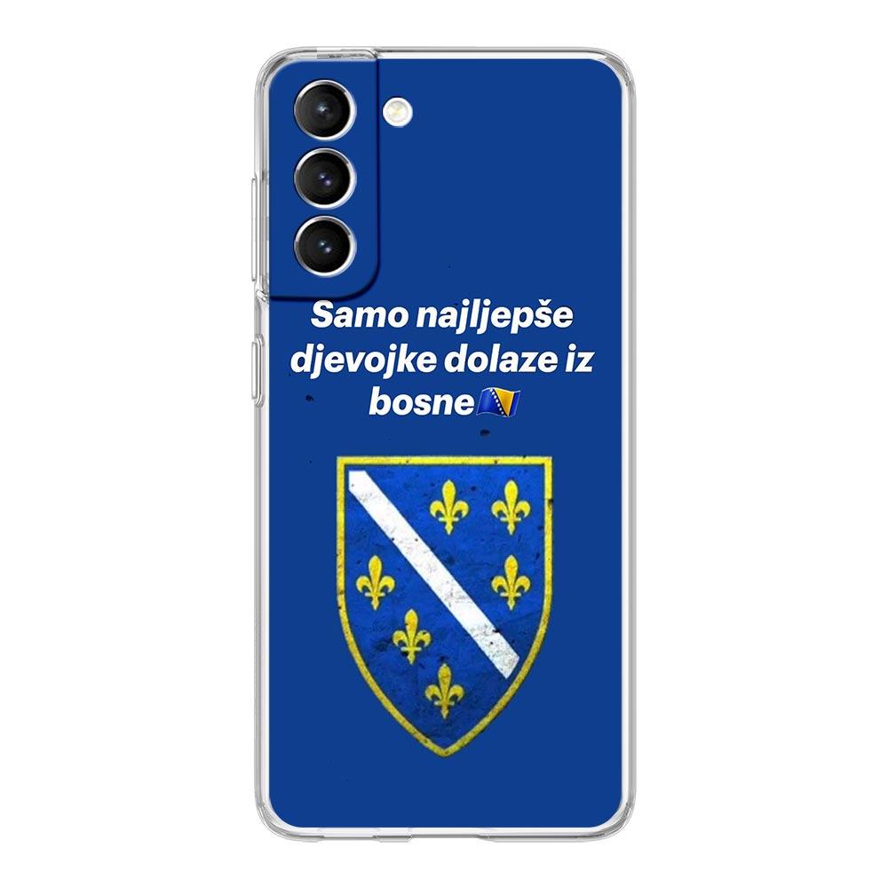 Phone Case For Samsung Galaxy S25 S24 S23 FE S22 Ultra S20 S21 5G S10 S9 Plus S10E Soft Cover Bosnia and Herzegovina Passport