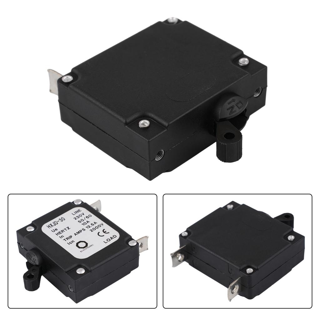 1pc AC230V 10A Generator Circuit Breaker For 168F/170F/ 2KW-3KW 3-phase Engine Generator Equipment Protector