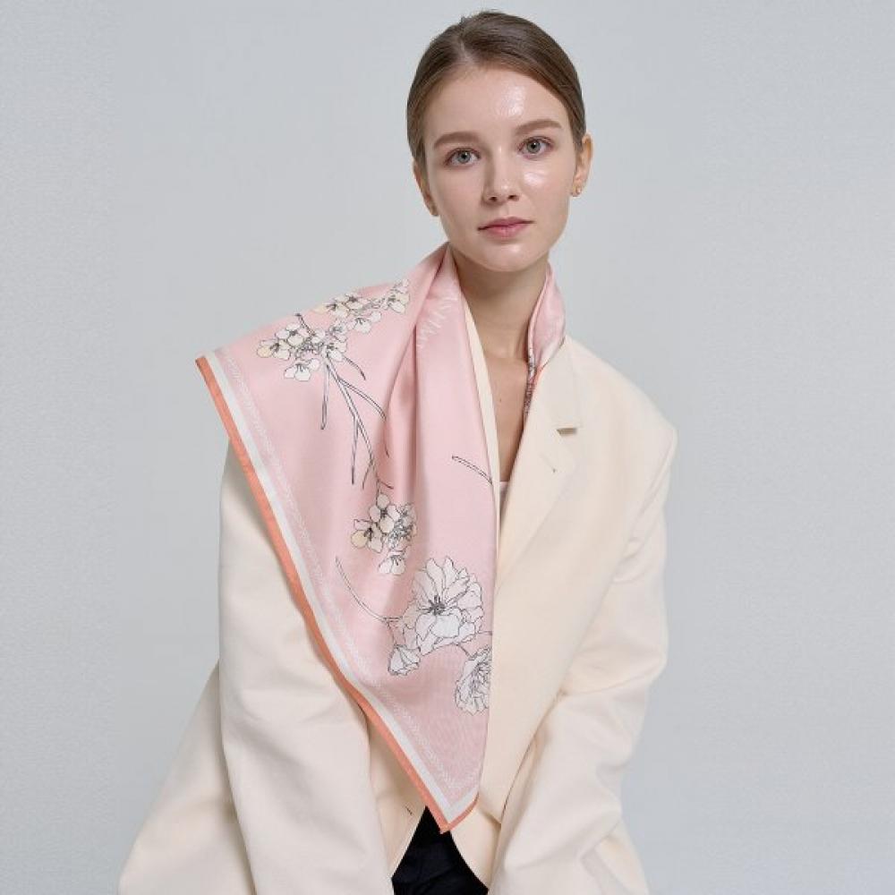 

Шовковий хустку Dal Blossom 65 Рожевий Single option