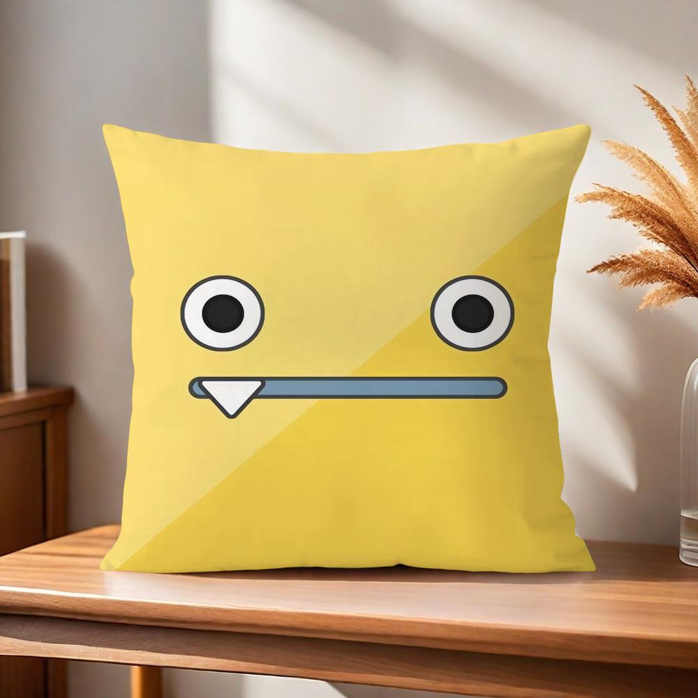 

soft cartoon Pillow Case for Watch Sofa y-Yo-Kai Living Room cate Home office Decor Protective Covers Without Pillow-Insert 30x30CM(12x12in)