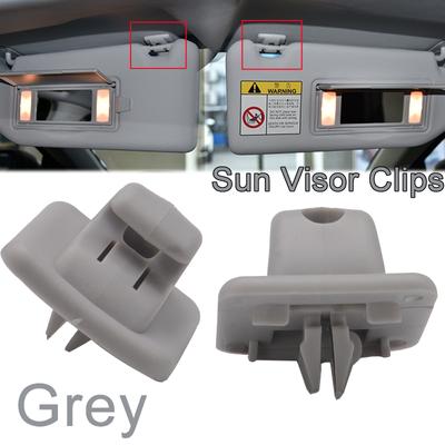 2Pcs Inner Sun Visor Hook Clips Sunvisor Clip Hanger Holder Sunroof Bracket For Citroen DS3 Xsara Picasso C5 C8 For Toyota Aygo