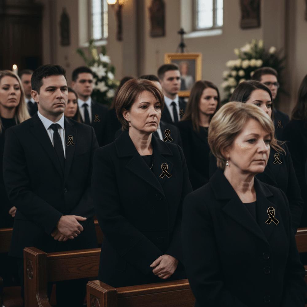 Awareness Funeral Ribbon Badge Brooch White Funerals Memorial Pin Mourning Badge Brooch Women Men