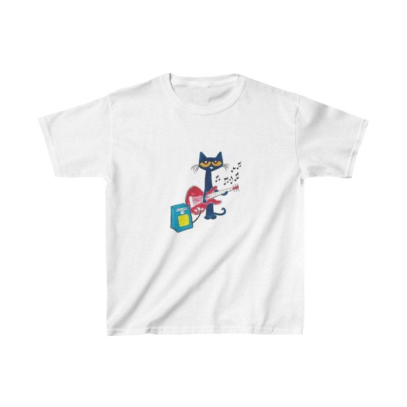 Pete the Cat Playing Guitar Baby Tee | Y2K Baby Tee, 90s Baby Tee, Graphic Shirt Crop, Coquette, Vintage Design 150