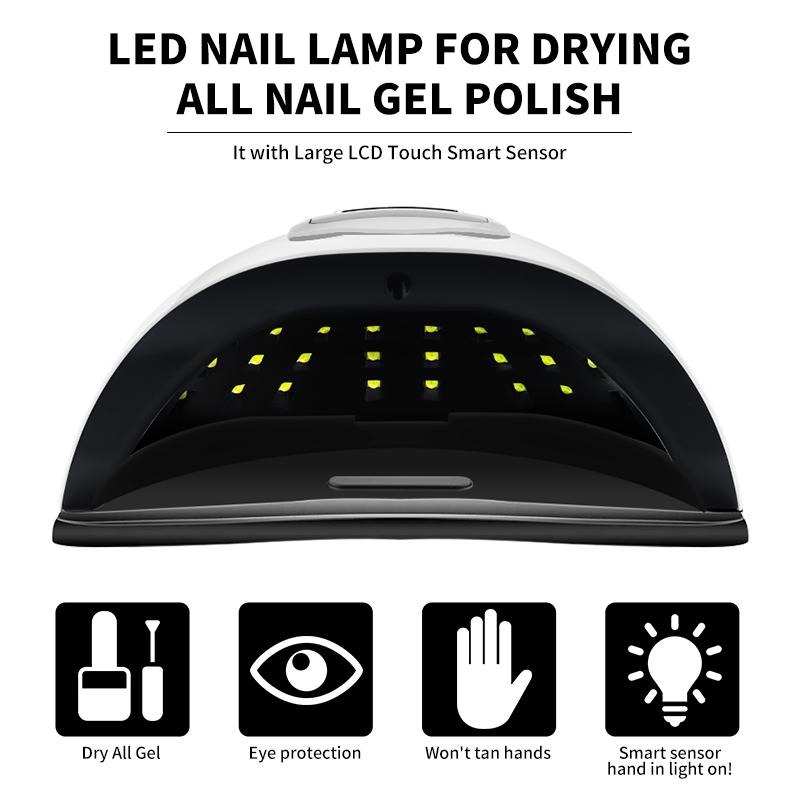 SUN X11 MAX Professionelle Nageltrocknerlampe für Maniküre, 280 W, Nagelgel-Lack-Trocknungsmaschine mit automatischem Sensor, UV-LED-Nagellampe