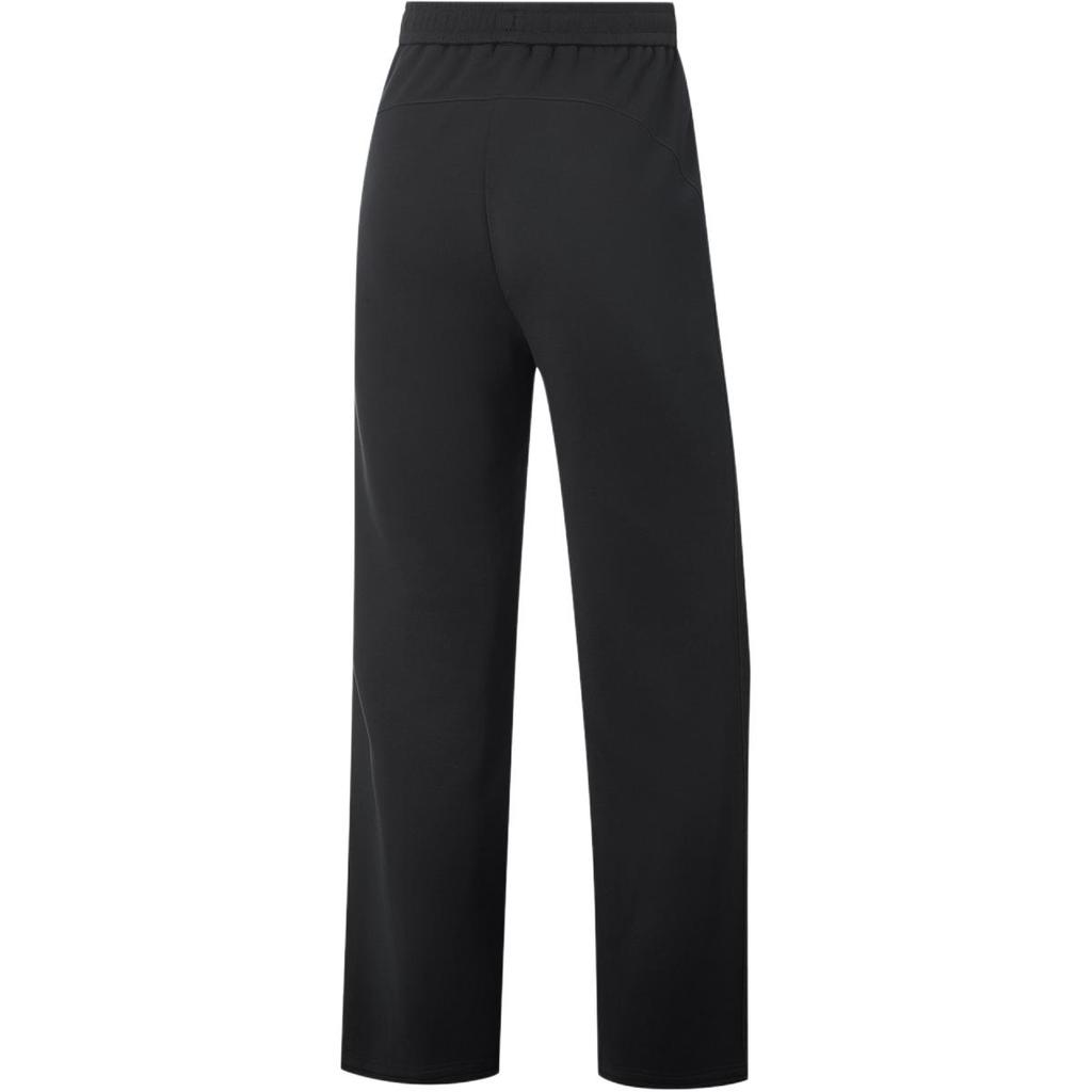 Li Ning Fitness Series Straight Leg Simple Versatile Solid Color Mid Waist Casual Knit Sports Pants Women pants AKLV970-3