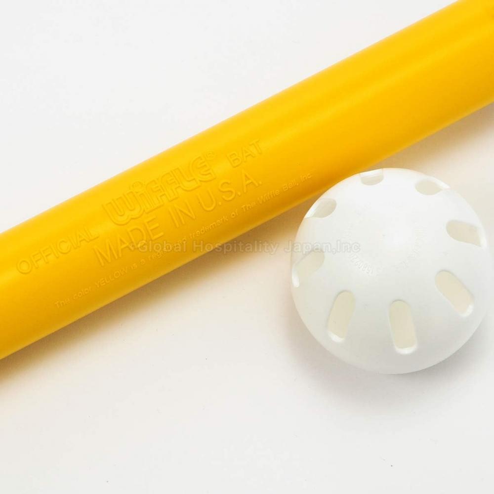 Wiffle Ball Set With Bat And 3 Balls [japan Official Product]  White