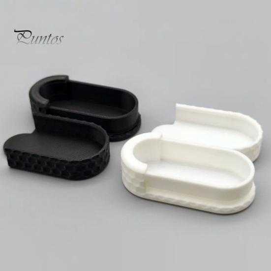 Compact Tablet Container 3D Printed Pill Box with Sliding Cover, Portable Mini Case Honeycomb Texture, Pocket Size Medication Storage for Travel