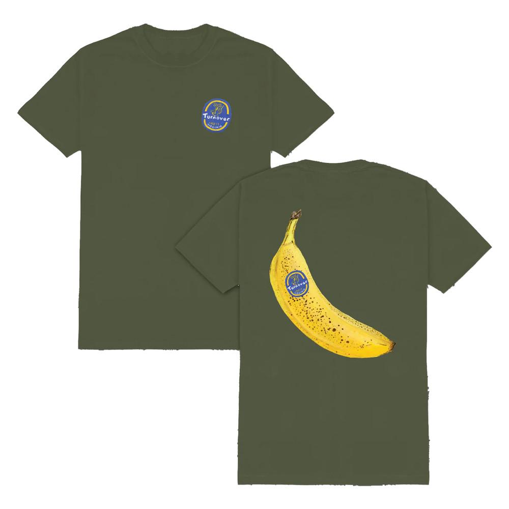2 sides Banana Turnover Band Tee Shirt Military Green Unisex S-5XL 1G0117 Unisex T-Shirt S