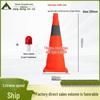 Foldable Reflective Safety Cones & Warning Signs with LED Light